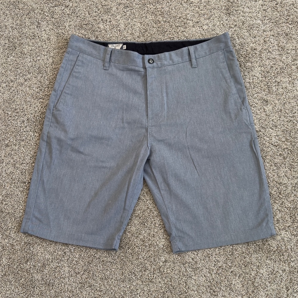 Volcom True To This Chino Shorts Men's 34 Gray